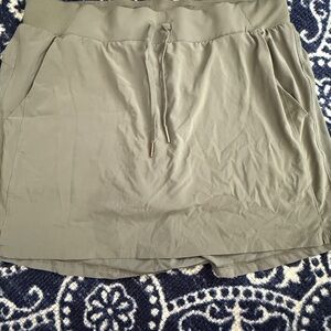 All in Motion Khaki Skort with Adjustable Waist